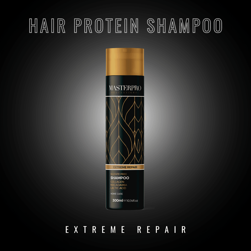 MasterPro Hair Protein Shampoo Extreme Repair 300ML -  Nourish and strengthen your hair with our advanced formula for intense repair and revitalization
