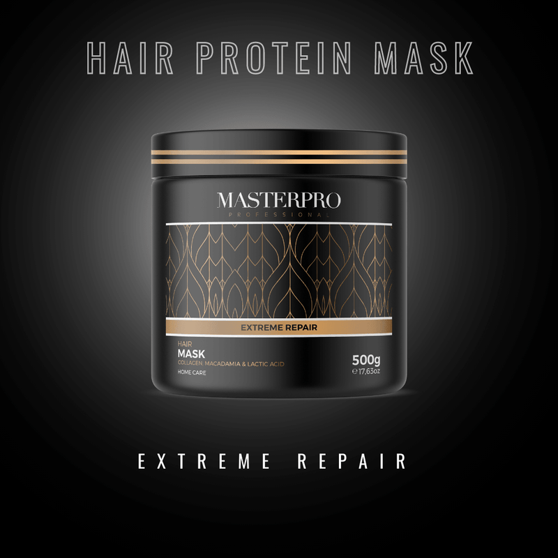 MasterPro Protein Hair Mask Extreme Repair - Restore and revitalize your hair with our advanced repair formula for strengthened strands
