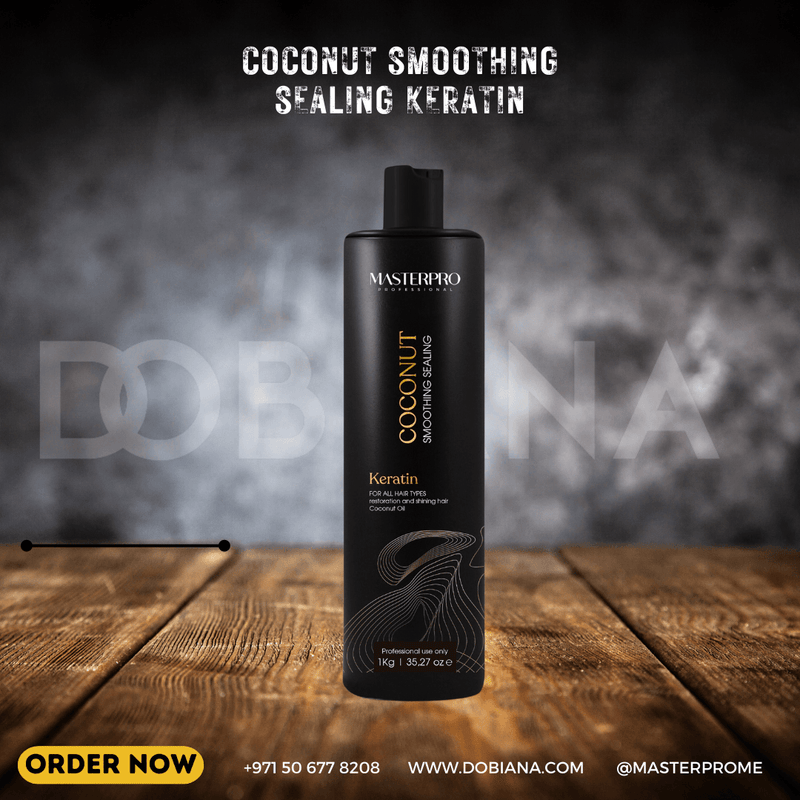 MasterPro Coconut Brazilian Keratin Treatment 1L|Dobiana LLC | Experience the nourishing power of coconut-infused keratin for silky-smooth hair