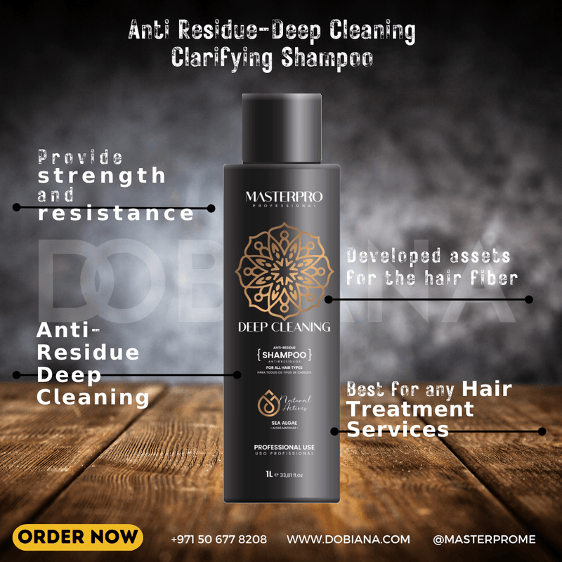 MasterPro Clarifying Shampoo Anti Residue-Deep Cleaning 1L